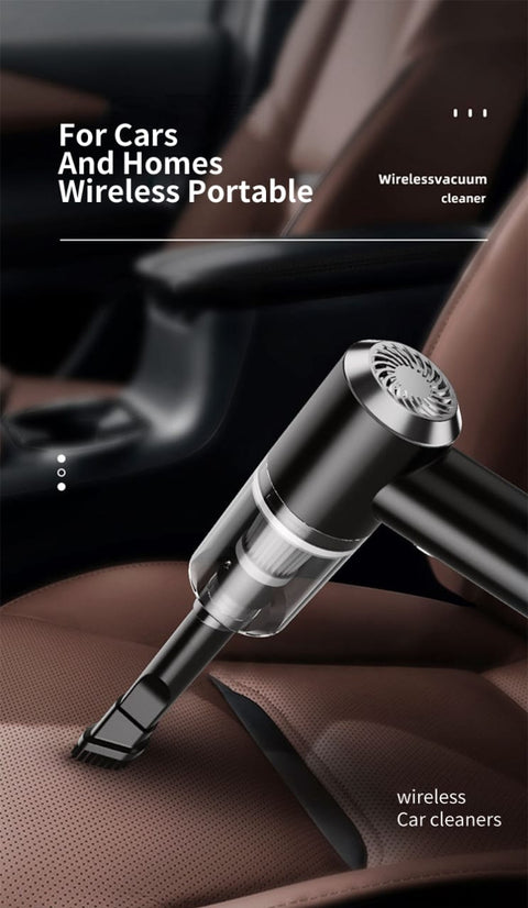 Car Vacuum Cleaner | 3 in 1 Handheld Wireless Vacuum | Portable Vacuum & Air Blower | Laptop & Home Cleaning Accessories | Multi-Function Cleaner