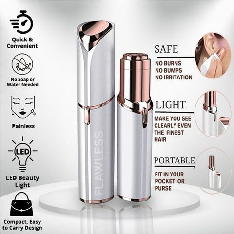 Blawless Hair Removal Machine | Rechargeable Facial Hair Remover for Women | Painless Hair Removal Device for Face & Body