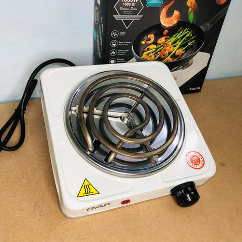 Electric hot plate stove | 1000W Electric Burner Stove for cooking | 2 Min Heat Up –Temperature Control Coil – Electric Cholha