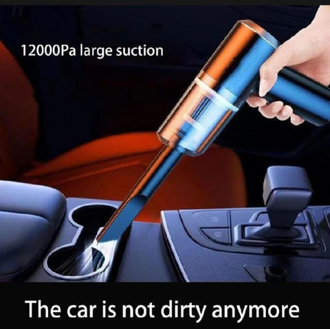 Car Vacuum Cleaner | 3 in 1 Handheld Wireless Vacuum | Portable Vacuum & Air Blower | Laptop & Home Cleaning Accessories | Multi-Function Cleaner