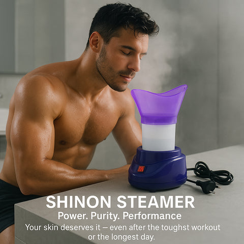 Facial Steamer and Nose Inhaler | 2 in 1 Steam Machine for Face, Cold and Blocked Nose | Baby Steamer for Skin Care and Sinus Relief