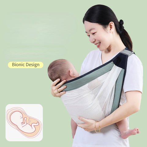 Baby Carrier Belt – Adjustable Baby Carry Sling for Newborns & Toddlers | Ergonomic Breathable Infant Carrier with Hip Seat | Soft Baby Carrier Wrap