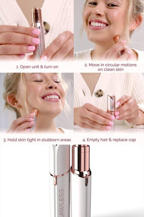 Blawless Hair Removal Machine | Rechargeable Facial Hair Remover for Women | Painless Hair Removal Device for Face & Body