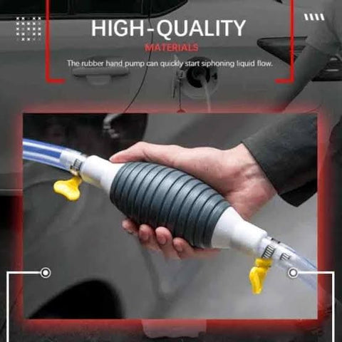 Hand Pump | Manual Oil Transfer Fuel Pump for Petrol, Diesel, Gasoline, Oil, Water, Liquid | Ideal for Cars, Fish Tanks, More
