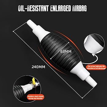 Hand Pump | Manual Oil Transfer Fuel Pump for Petrol, Diesel, Gasoline, Oil, Water, Liquid | Ideal for Cars, Fish Tanks, More