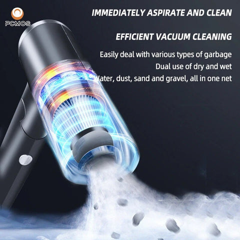 Car Vacuum Cleaner | 3 in 1 Handheld Wireless Vacuum | Portable Vacuum & Air Blower | Laptop & Home Cleaning Accessories | Multi-Function Cleaner