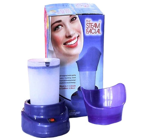 Facial Steamer and Nose Inhaler | 2 in 1 Steam Machine for Face, Cold and Blocked Nose | Baby Steamer for Skin Care and Sinus Relief