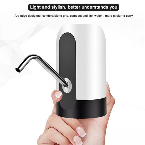 USB Rechargeable Electric Water Pump Dispenser – Portable Water Bottle Pump for Home, Office & Travel