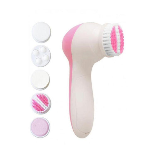 5 in 1 Facial Massager Machine | Electric Face Cleanser & Scrubber | Blackhead Remover Beauty Tool for Women & Men