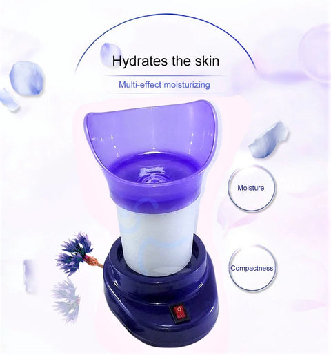 Facial Steamer and Nose Inhaler | 2 in 1 Steam Machine for Face, Cold and Blocked Nose | Baby Steamer for Skin Care and Sinus Relief