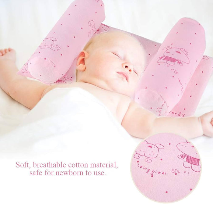 Baby Shaping Head Support Pillow – Newborn and Infant Pillows for Flat Head | Baby Head Shaper Pillow and Protector for Crib, Bed, Car Seat, Stroller | Baby Accessories and Sleeping Pillows for Kids