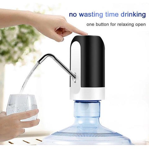 USB Rechargeable Electric Water Pump Dispenser – Portable Water Bottle Pump for Home, Office & Travel