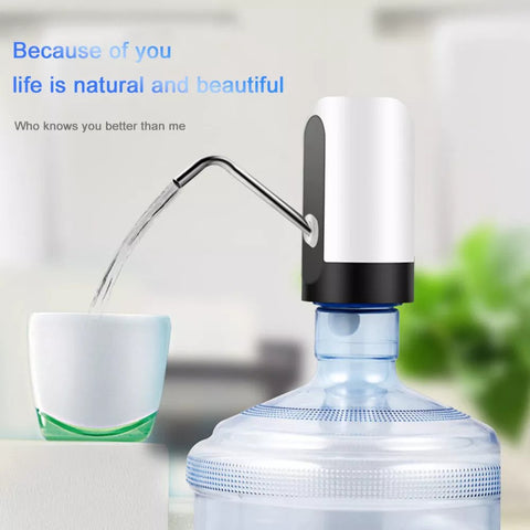 USB Rechargeable Electric Water Pump Dispenser – Portable Water Bottle Pump for Home, Office & Travel